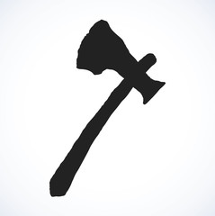 Arrowheads. Vector in engraving style