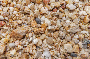 Sea pebble stone macro texture background