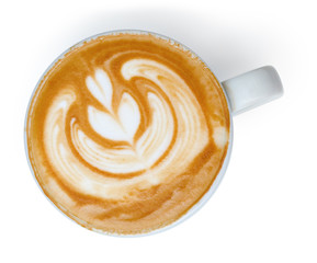 A cup of latte