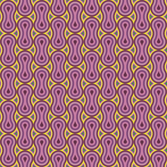 Vector seamless pattern. Abstract stylish background with stylized functioning