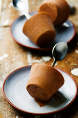 homemade chocolate  ice cream