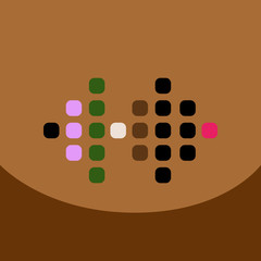 flat vector icon design collection sound and audio waves