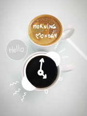 Cute good morning coffee cup