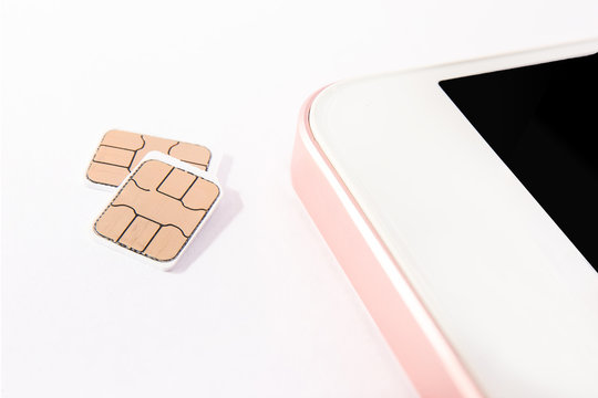 Nano Sim Card And Smart Phone