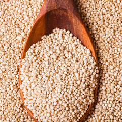 Pile of quinoa grain
