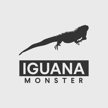 iguana silhouette