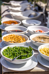 Various Garnish and Seasonings