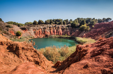 ex cava di bauxite Otranto