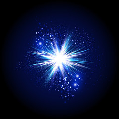 Fototapeta premium Fireworks Display easy all editable