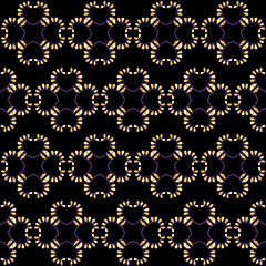 Beautiful floral ornament, Vector seamless pattern.
