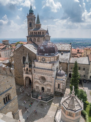 Fototapeta na wymiar Basilica di Santa Maria Maggiore Bergamo, Italy