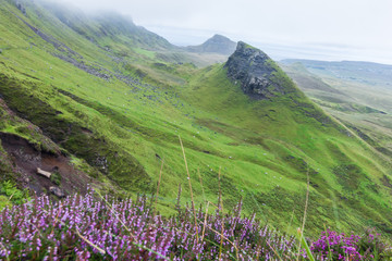 Quiraing Gebirge, Isle of Skye, Schottland