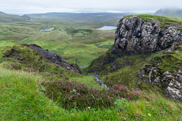 Fototapeta na wymiar Quiraing Gebirge, Isle of Skye, Schottland
