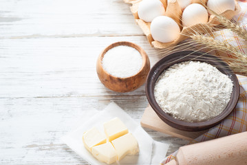 Ingredients for cooking  baking.