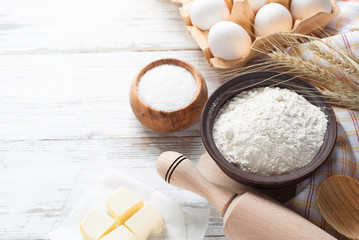 Ingredients for cooking  baking.