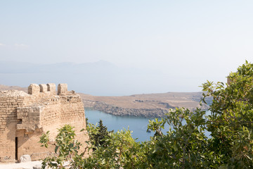 lindos fortress

