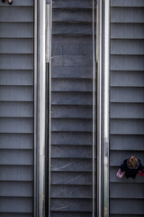 Stairs in the subway of Barcelona