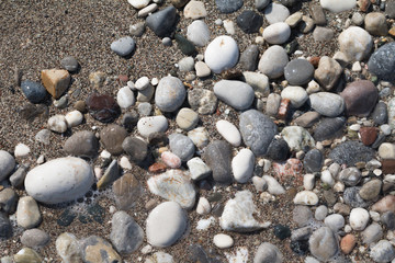 stones on the beach