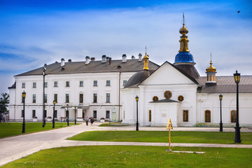 Palace governor located in the city of Tobolsk. Tobolsk Kremlin. Sample Siberian architecture. Tyumen region. Russia.