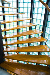  Interior wooden stairs