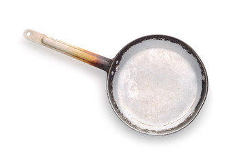 Fototapeta premium Old pan isolated on white