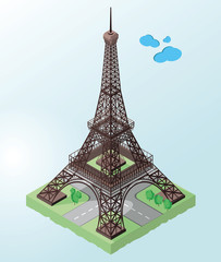Eiffel tower, symbol of France and Paris