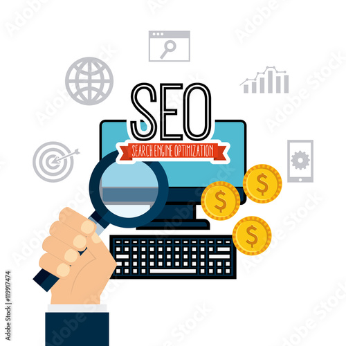 Seo Technology quot seo technology icon design vector illustration eps10 Seo Technology quot seo technology icon design vector illustration eps10