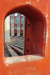 Fototapeta premium The Jantar Mantar is located in the modern city of New Delhi, India