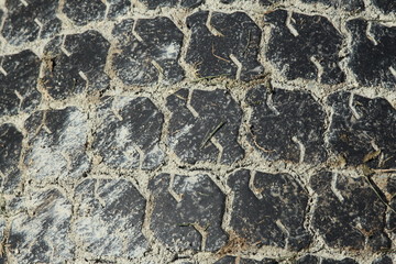 Tire Tread close up