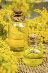 goldenrod herb for the treatment (decoction, tincture, extract oil). 