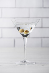 Fresh home made vodka martini cocktails