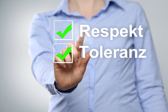 Respekt u. Toleranz