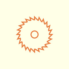 saw line icon