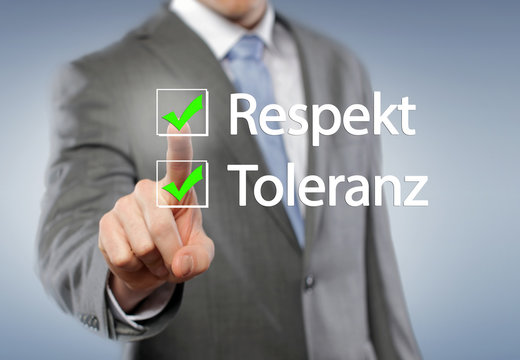 Respekt u. Toleranz