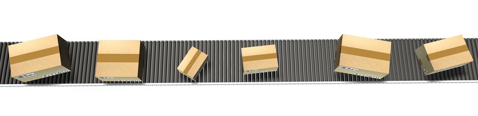 Packages delivery, packaging service and parcels transport