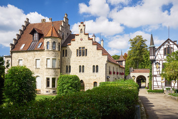 Fototapeta na wymiar Schloss Lichtenstein in Baden-Württemberg