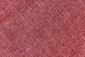 Red worn jeans cloth texture