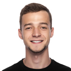 Obraz premium Young man isolated.