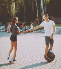 Fototapeta premium Young couple
