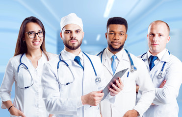 Fototapeta premium Group doctors