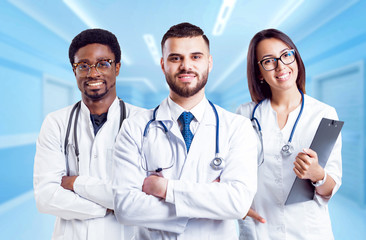 Fototapeta premium Group doctors