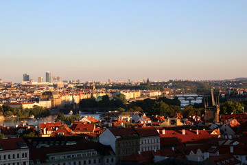 Prague at sunrise