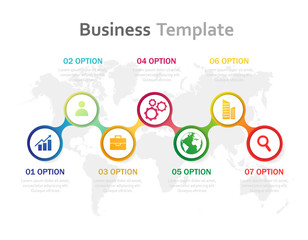 Obraz premium Vector illustration infographics. Template for brochure, business, web design