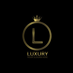 Luxury golden label