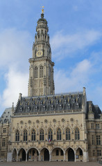 Fototapeta na wymiar Townhall of Arras