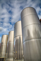 Steel tanks brewery