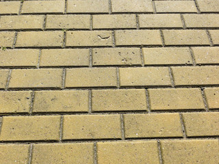 Yellow bricks background
