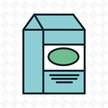 box liquid drink icon vector illustration eps10