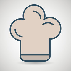 hat chef cook icon vector illustration eps10