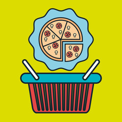 basket shop market icon vector illustration eps10 eps 10